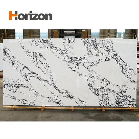 Hochwertige weiße Kristallquarz-Steinplatten für stilvolle Oberflächen